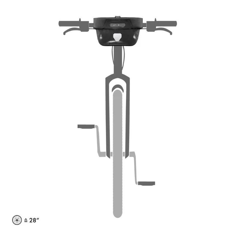 Ortlieb Ultimate Six Free 5L Handlebar Bag in Black-1